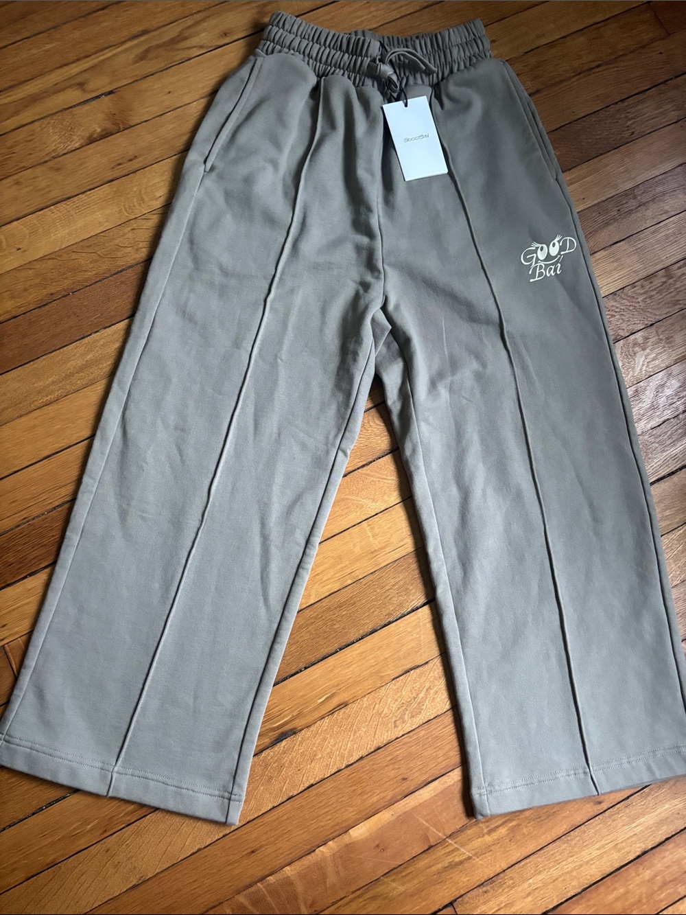 Goodbai Women’s Relaxed Khaki Track Pants NWT